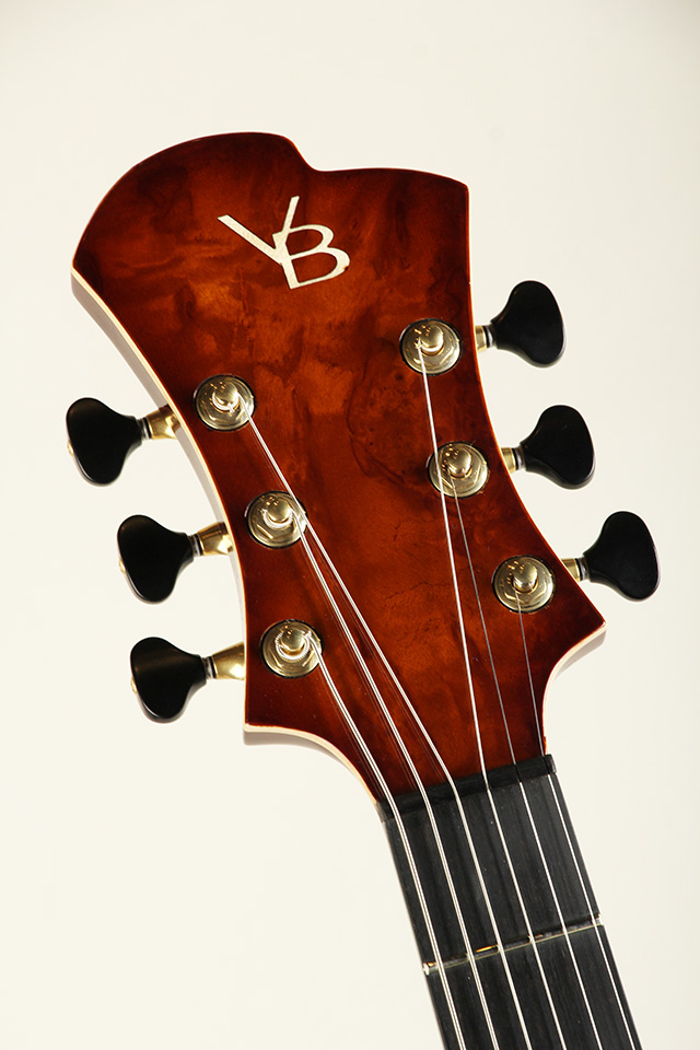 Victor Baker Guitars Model 35 Chambered Semi-hollow Xotic Figured Maple veneer face ヴィクター ベイカー サブ画像7