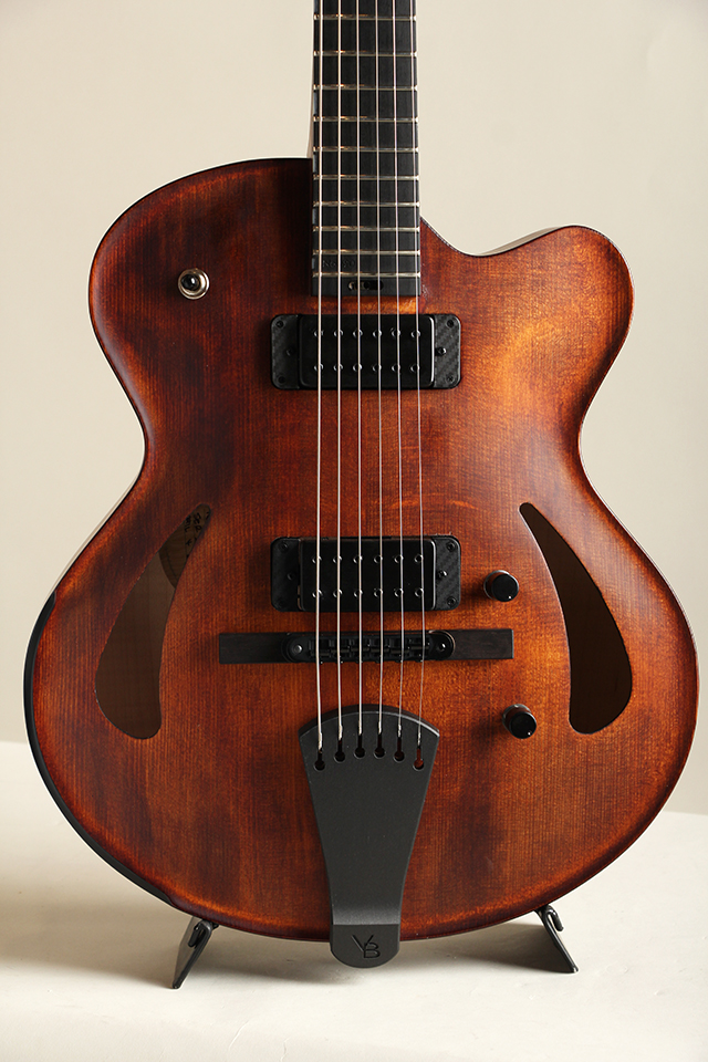 Model 14 Archtop 2 Pickup Brown smoke with satin topcoat