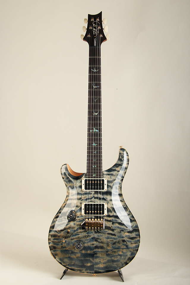 Paul Reed Smith Wood Library Custom 24 Left Hand 10Top Quilt Faded Whale Blue (Natural Back) #0386399 ポールリードスミス サブ画像1