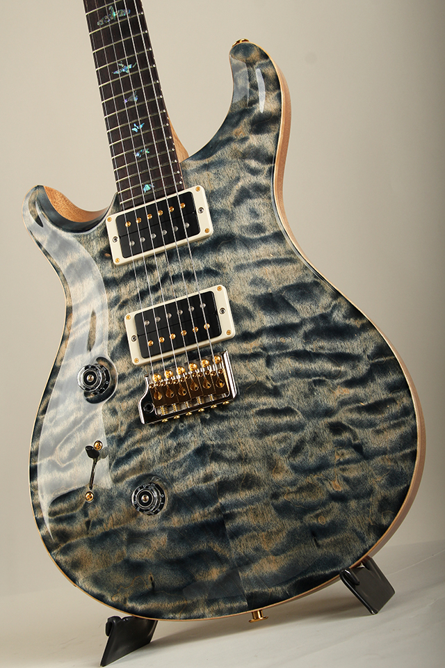 Paul Reed Smith Wood Library Custom 24 Left Hand 10Top Quilt Faded Whale Blue (Natural Back) #0386399 ポールリードスミス サブ画像3