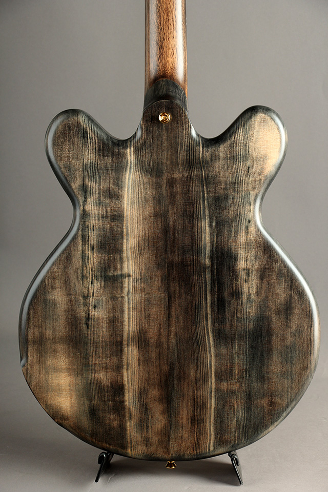 Victor Baker Guitars Model 35 chambered Semi-hollow Black smoke stain with satin topcoat  ヴィクター ベイカー サブ画像4