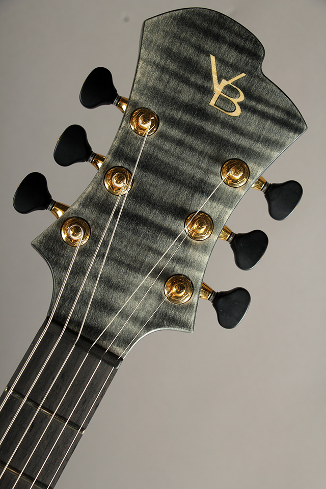 Victor Baker Guitars Model 35 chambered Semi-hollow Black smoke stain with satin topcoat  ヴィクター ベイカー サブ画像7