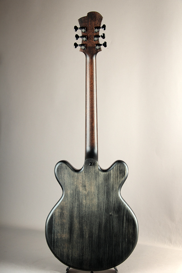 Victor Baker Guitars Model 35 Chambered Semi-hollow Black smoke stain with satin topcoat ヴィクター ベイカー サブ画像3