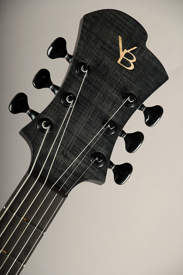 Victor Baker Guitars Model 35 Chambered Semi-hollow Black smoke stain with satin topcoat ヴィクター ベイカー サブ画像7