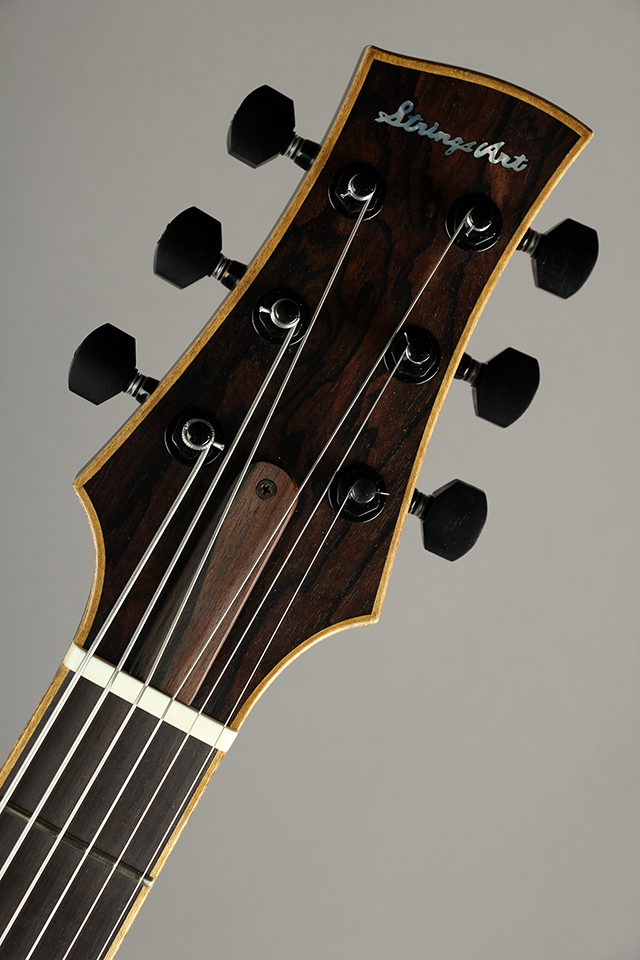 Yamaoka Archtop Guitars Strings Art JG-1 Vintage Black 山岡ギターズ サブ画像9