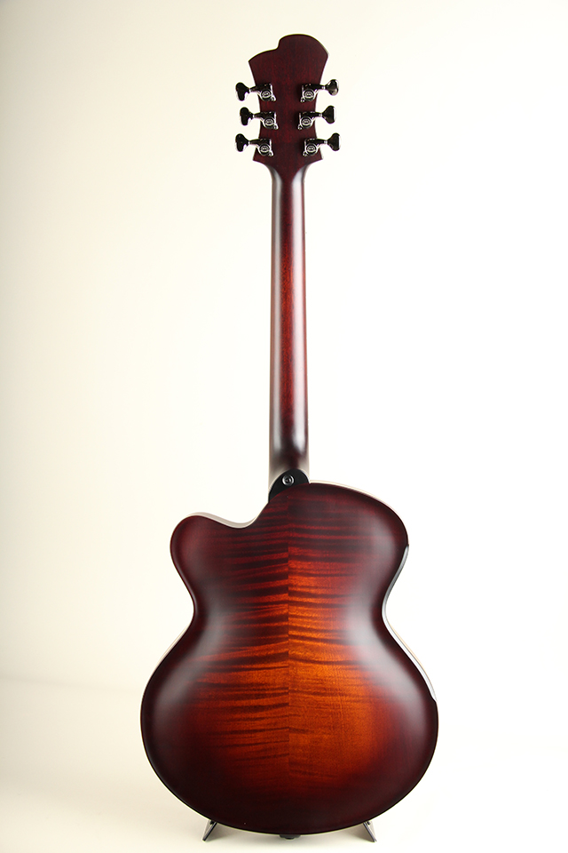 Victor Baker Guitars Model 15 Archtop 1 Pickup Brown smoke Burst with satin topcoat ヴィクター ベイカー サブ画像2