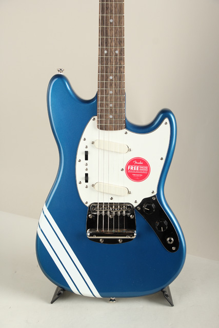 FSR Classic Vibe '60s Competition Mustang LPB with Olympic White Stripes