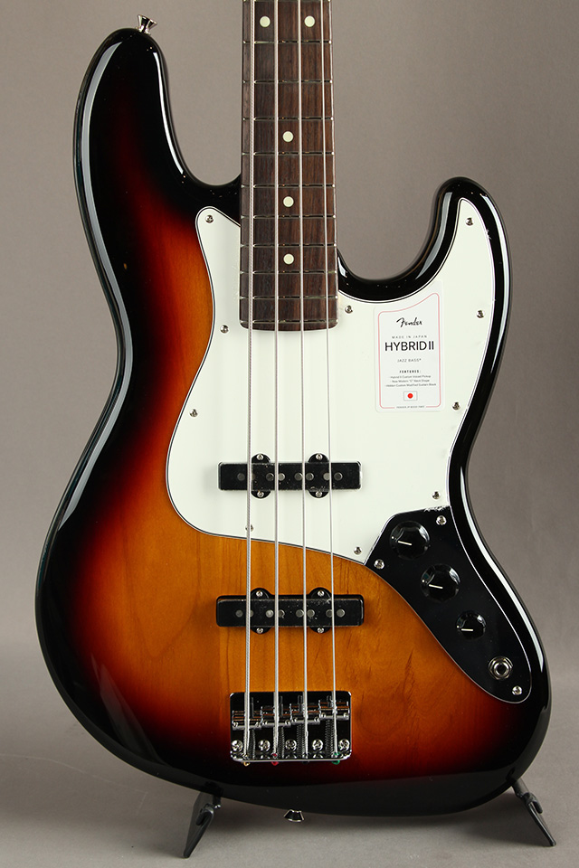 Made in Japan Hybrid II Jazz Bass RW 3-Color Sunburst