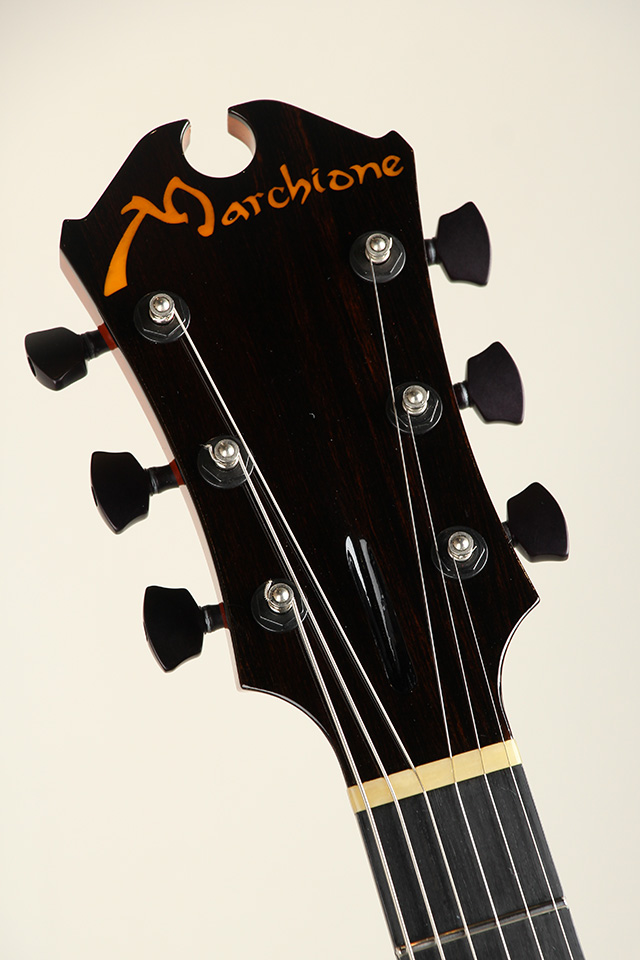 Marchione Guitars Semi-Hollow Rosewood Bridge and Ebony Tailpiece Spruce Top&Figured Maple Back マルキオーネ　ギターズ サブ画像7