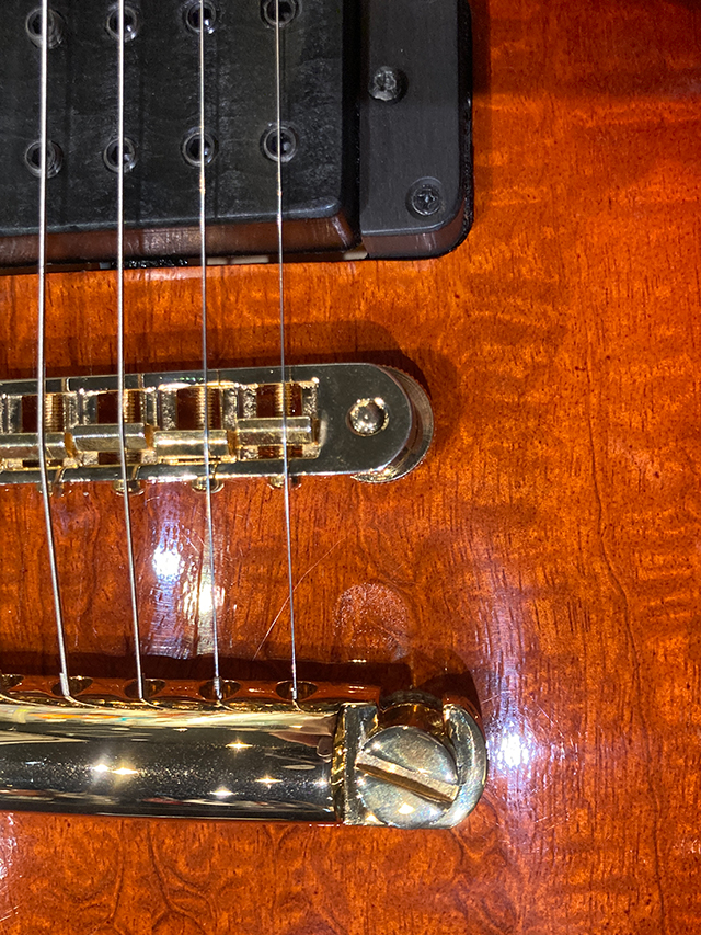 Victor Baker Guitars Model 35 Chambered Semi-hollow Quilted Mahogany veneer face ヴィクター ベイカー サブ画像9