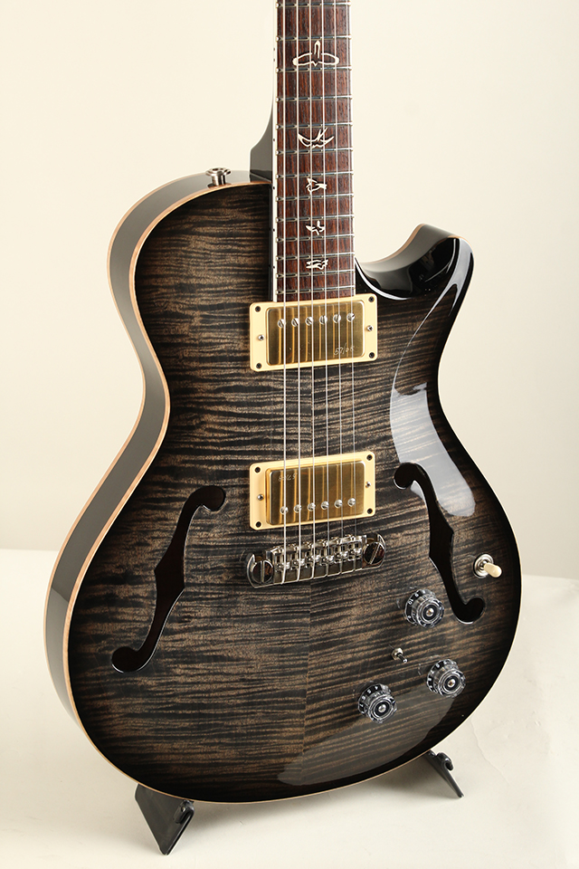 Paul Reed Smith 25th Anniversary Singlecut Hollowbody II 10 top Charcoal Burst ポールリードスミス サブ画像2