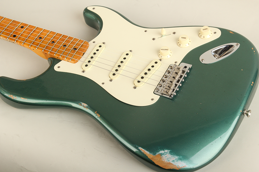 FENDER CUSTOM SHOP Limited Edition 1956 Stratocaster Aged w/C.C Hardware Aged Sherwood Green Metallic フェンダーカスタムショップ サブ画像9