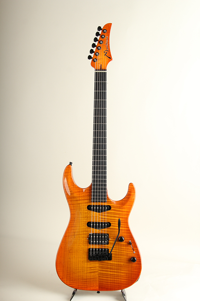 Marchione Guitars Carve Top Figured Maple S-S-H / Amber Burst マルキオーネ　ギターズ サブ画像1