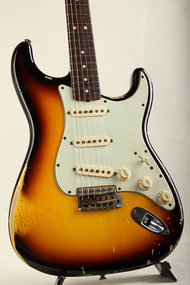 FENDER CUSTOM SHOP MBS 1963 Stratocaster Heavy Relic 3 Color Sunburst Built by John Cruz フェンダーカスタムショップ サブ画像3