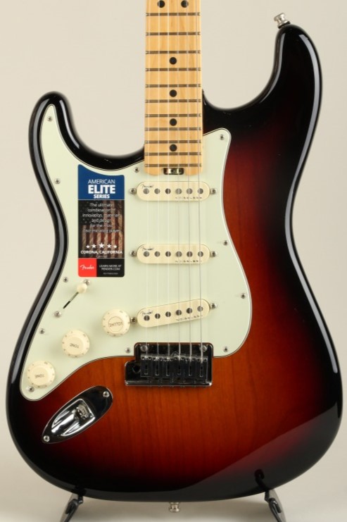 FENDER American Elite Stratocaster 3-Color Sunburst Left-Hand 2015 フェンダー