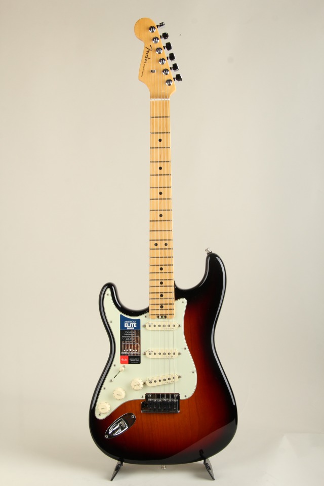 FENDER American Elite Stratocaster 3-Color Sunburst Left-Hand 2015 フェンダー サブ画像1