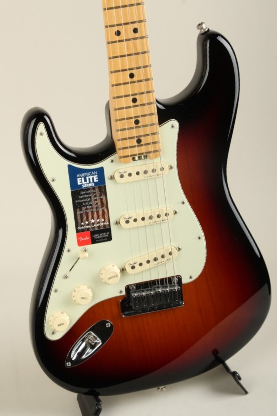 FENDER American Elite Stratocaster 3-Color Sunburst Left-Hand 2015 フェンダー サブ画像8