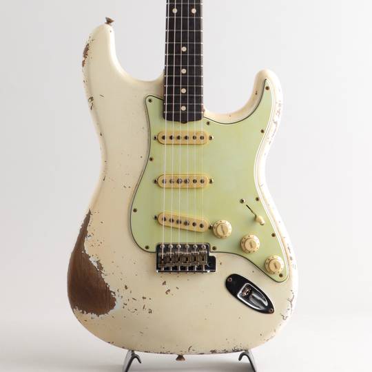 MBS 1959 Stratocaster Journeyman Relic Aged Olympic White Built by Vincent Van Trigt