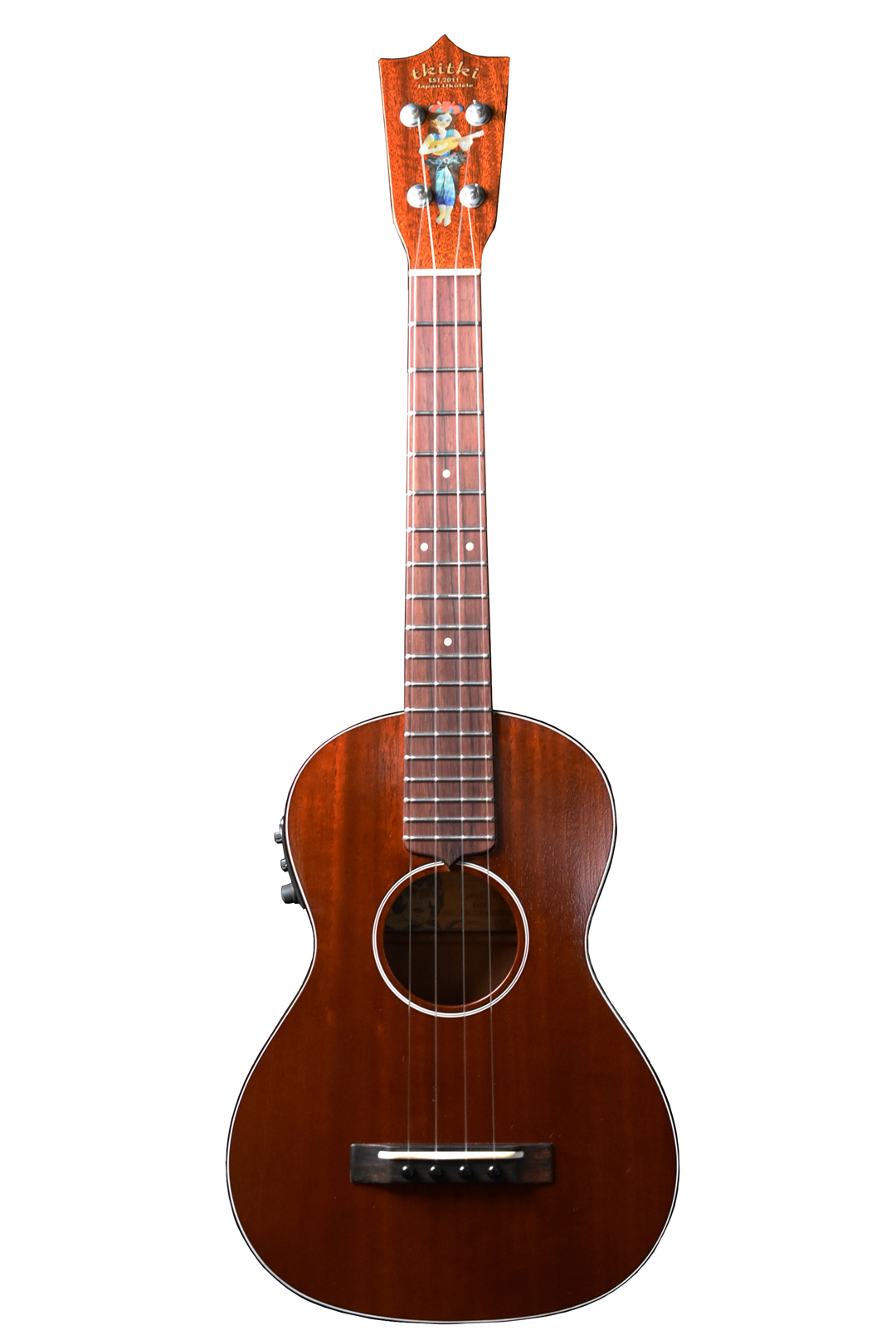 tkitki ukulele HM-T-E･KIYOSAKU HulaGirlケース付属 ティキティキ・ウクレレ HM-T-E･KIYOSAKU HulaGirlケース付属