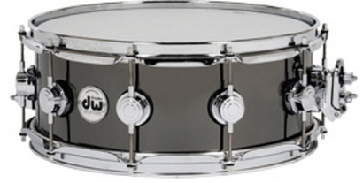 DW-BNB1455SD/BRASS/C Collector's Metal Snare / Black Nickel Over Brass 