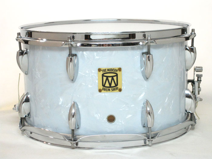 THE MODERN DRUM SHOP 【中古品】Maple 8Ply 14×8 White Marine Wrap モダンドラムショップ サブ画像1