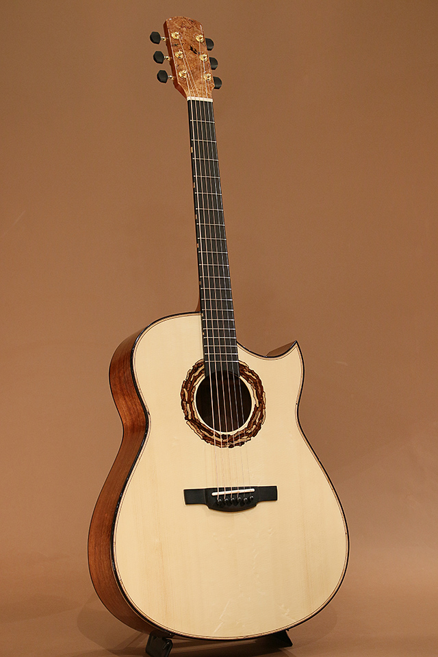 Hiramitsu Guitars Type MD Cutaway Honduras Rosewood ヒラミツギター サブ画像1