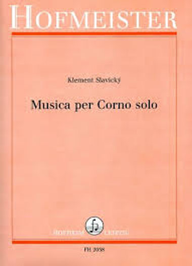 スラヴィツキー/ホルン独奏のための音楽 (ホルン洋書)