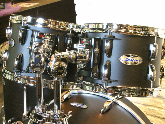 Pearl 【送料無料】MCT924BEDP/C 124 Mat Black Mist Masters Maple Complete Drum Set パール サブ画像3