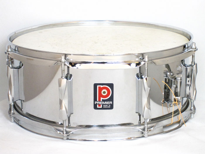 PREMiER 【VINTAGE】80's PD1005 Premier Snare Drum Steel 14×5,5 プレミア サブ画像1