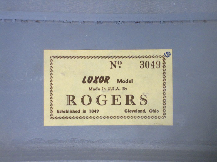Rogers 【VINTAGE】Early 60's Luxor Model Blue Sparkle Pearl 14x5 Cleveland Ohio ロジャース サブ画像7