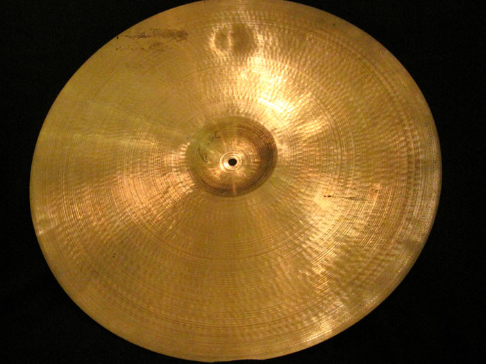 Zildjian 【VINTAGE】Rare!! 50's A Zildjian 24 Ride Large Hollow Stamp 3,426g ジルジャン サブ画像5