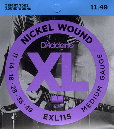 D'Addario EXL115 [Nickel Wound 11-49] ダダリオ