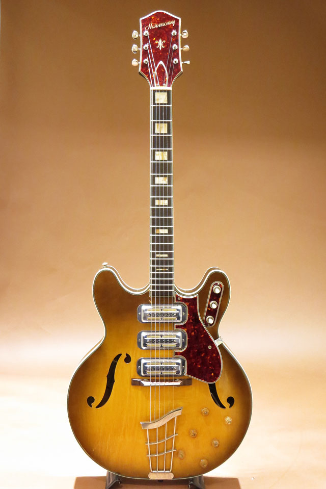 HARMONY 1963 H-75 / 3 Pickup Sunburst ハーモニー サブ画像3