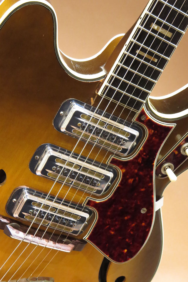 HARMONY 1963 H-75 / 3 Pickup Sunburst ハーモニー サブ画像4