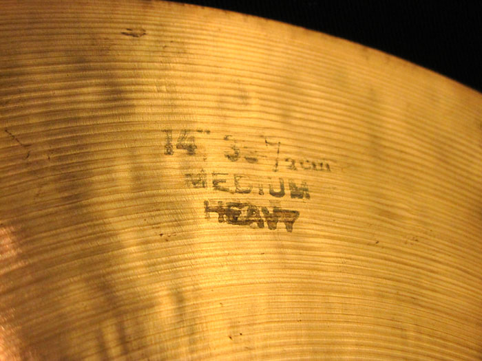 Zildjian 【VINTAGE】1966-77' K Zildjian Istanbul New Stamp 14 HiHats 804g/907g ジルジャン サブ画像11