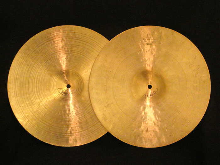 Zildjian 【VINTAGE】1966-77' K Zildjian Istanbul New Stamp 14 HiHats 804g/907g ジルジャン サブ画像7