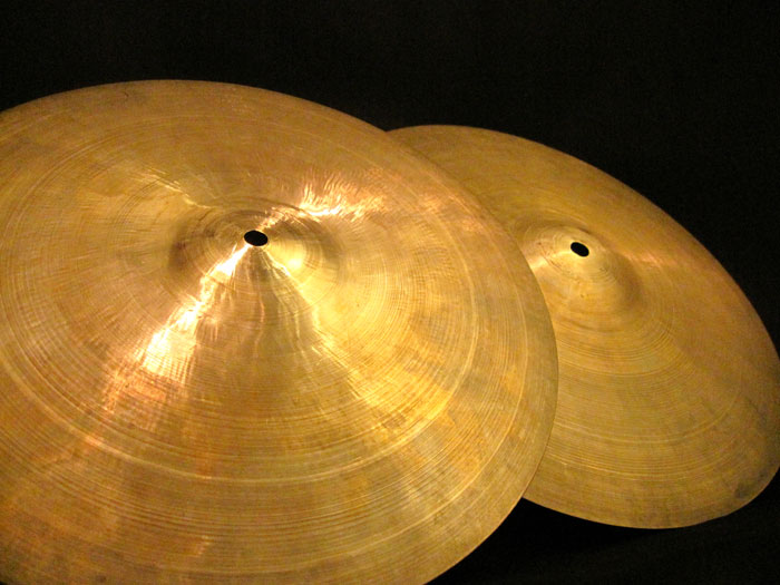 Zildjian 【VINTAGE】Rare!! 1956-57' K Zildjian Istanbul 14 HiHats Old Stamp 場Lc 924/983g ジルジャン サブ画像6