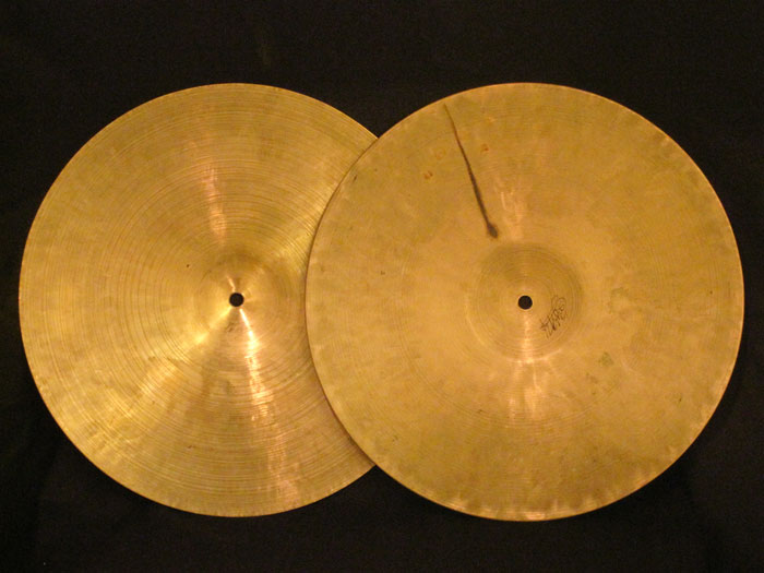 Zildjian 【VINTAGE】1966-77' K Zildjian Istanbul New Stamp 14 HiHats 745g/1,035g ジルジャン サブ画像6