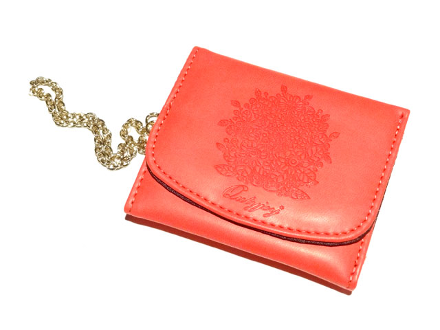 【ネコポス発送】mini purse RED