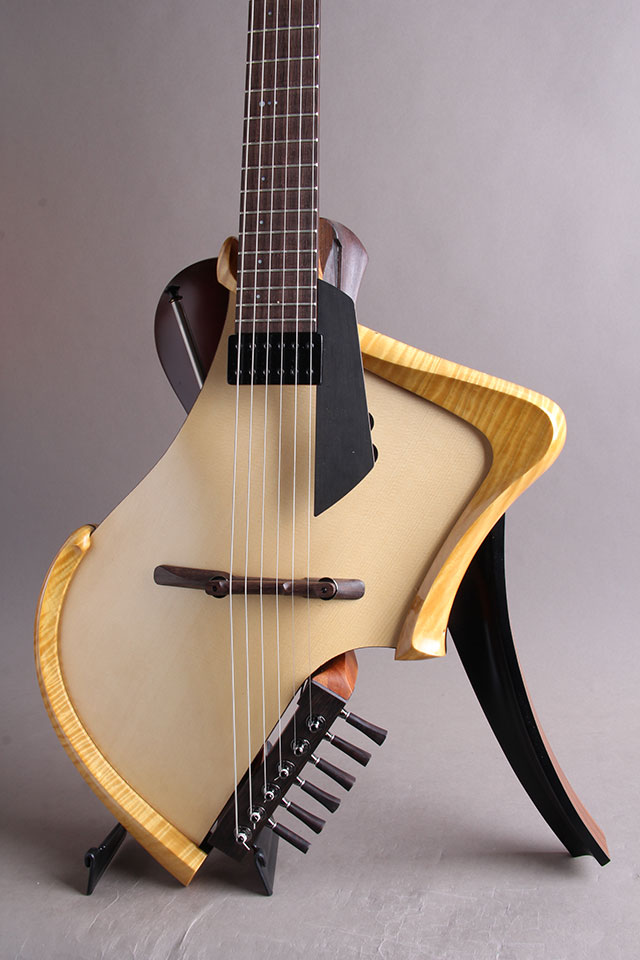 Michihiro Matsuda Guitars Matsuda Headless Arched Top Acoustic Electric