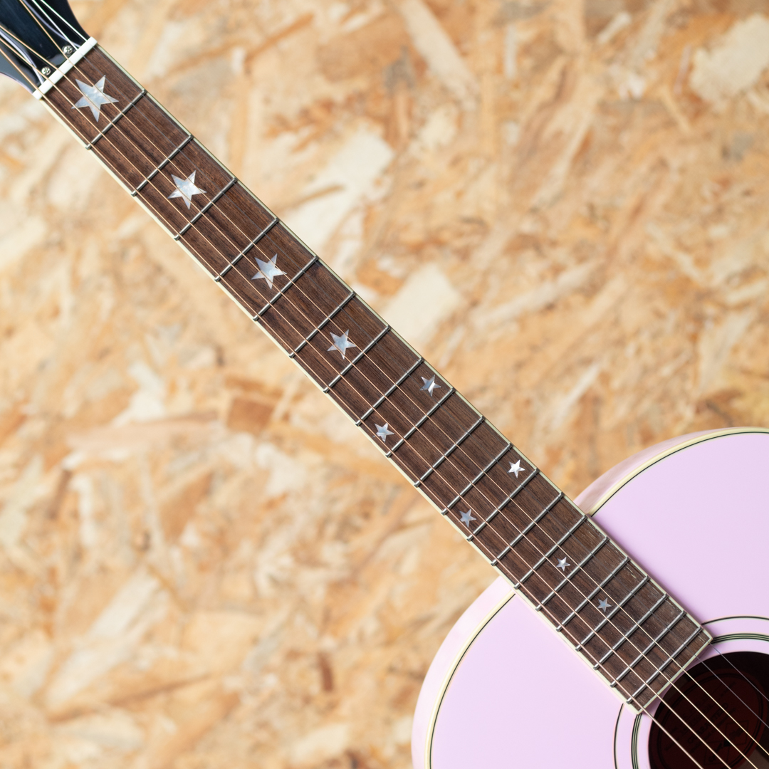 Epiphone Inspired by Gibson Custom J-180 LS Pink エピフォン サブ画像5