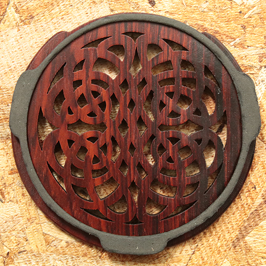 LUTE HOLE #4 Cocobolo リュートホール #4 Cocobolo サブ画像1