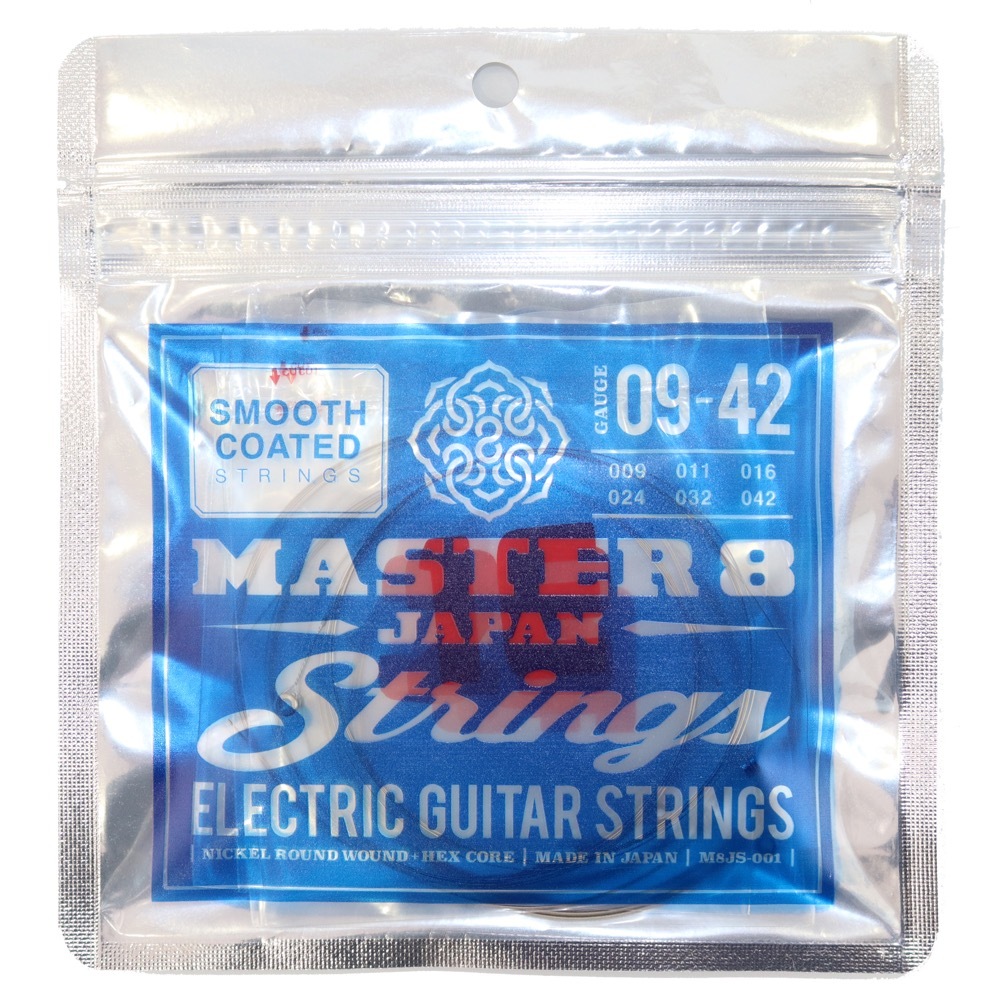 MASTER 8 JAPAN Strings Smooth Coated Strings 009-042