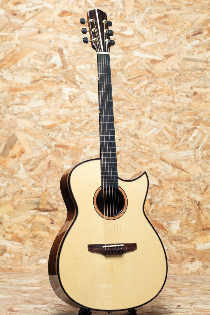 Hiramitsu Guitars Type OOO Cutaway German Spruce x Honduran Rosewood ヒラミツギター サブ画像2