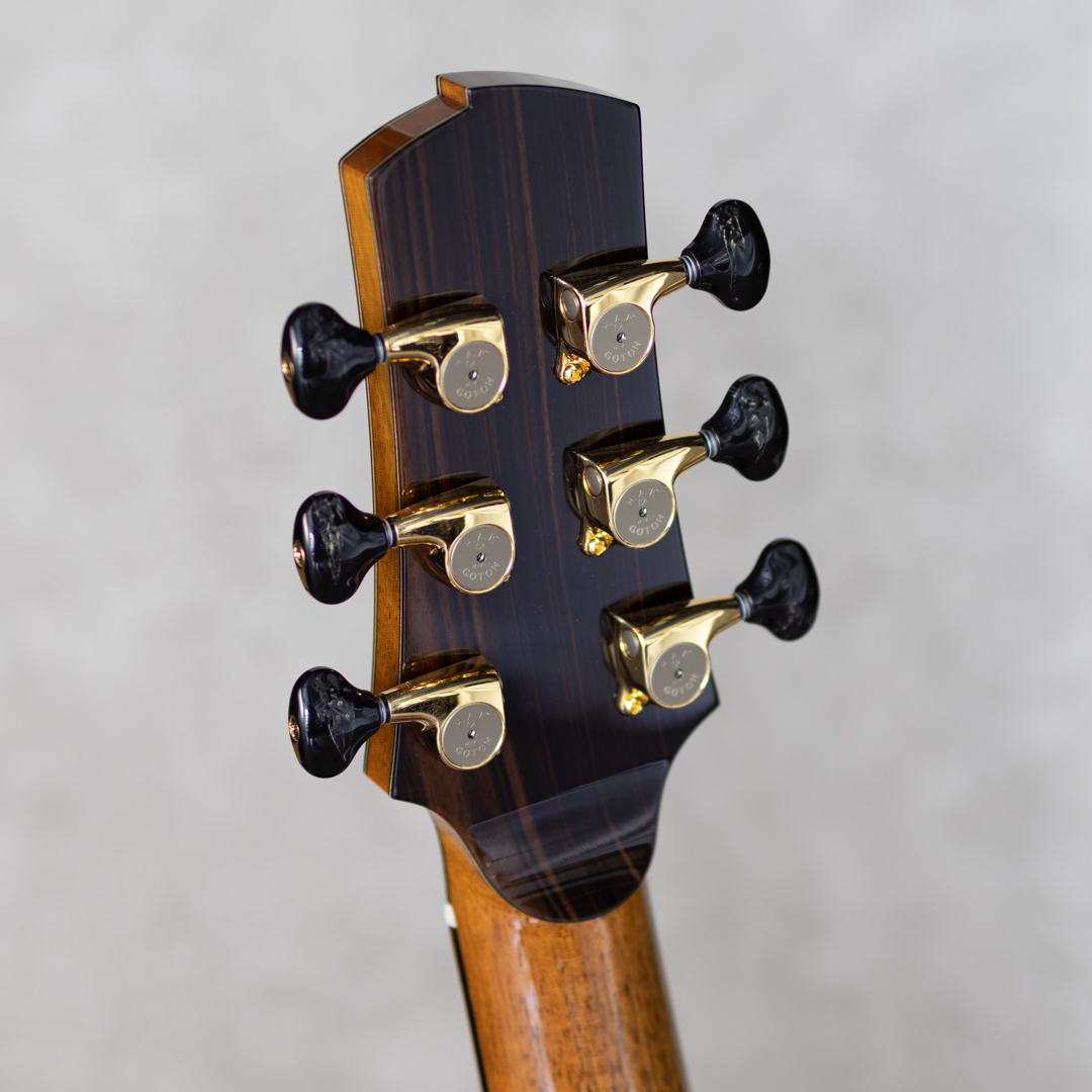 Isaac Jang Guitars Orchestra Model Manzer Wedge Adirondack Spruce/African Blackwood アイザック・ジャン ギターズ サブ画像9