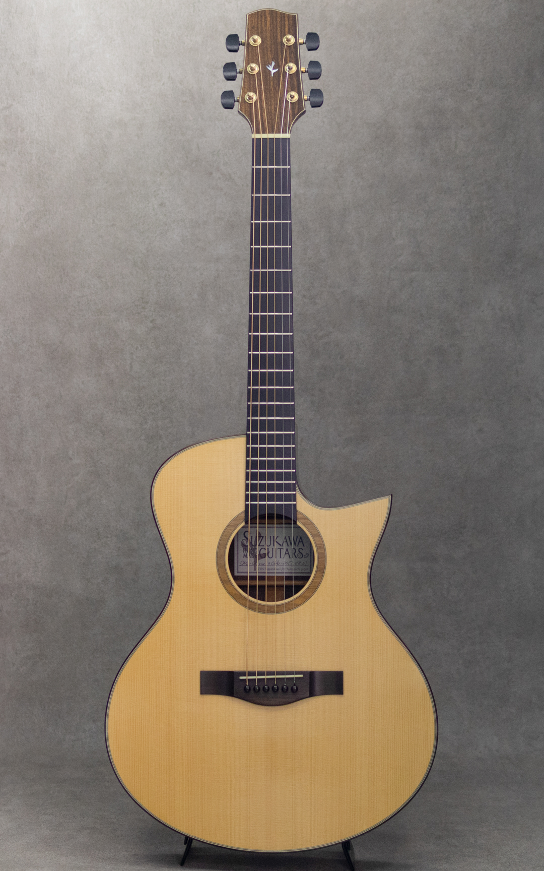 SUZUKAWA GUITARS OMc-03rw Engelmann Spruce スズカワ・ギター サブ画像1