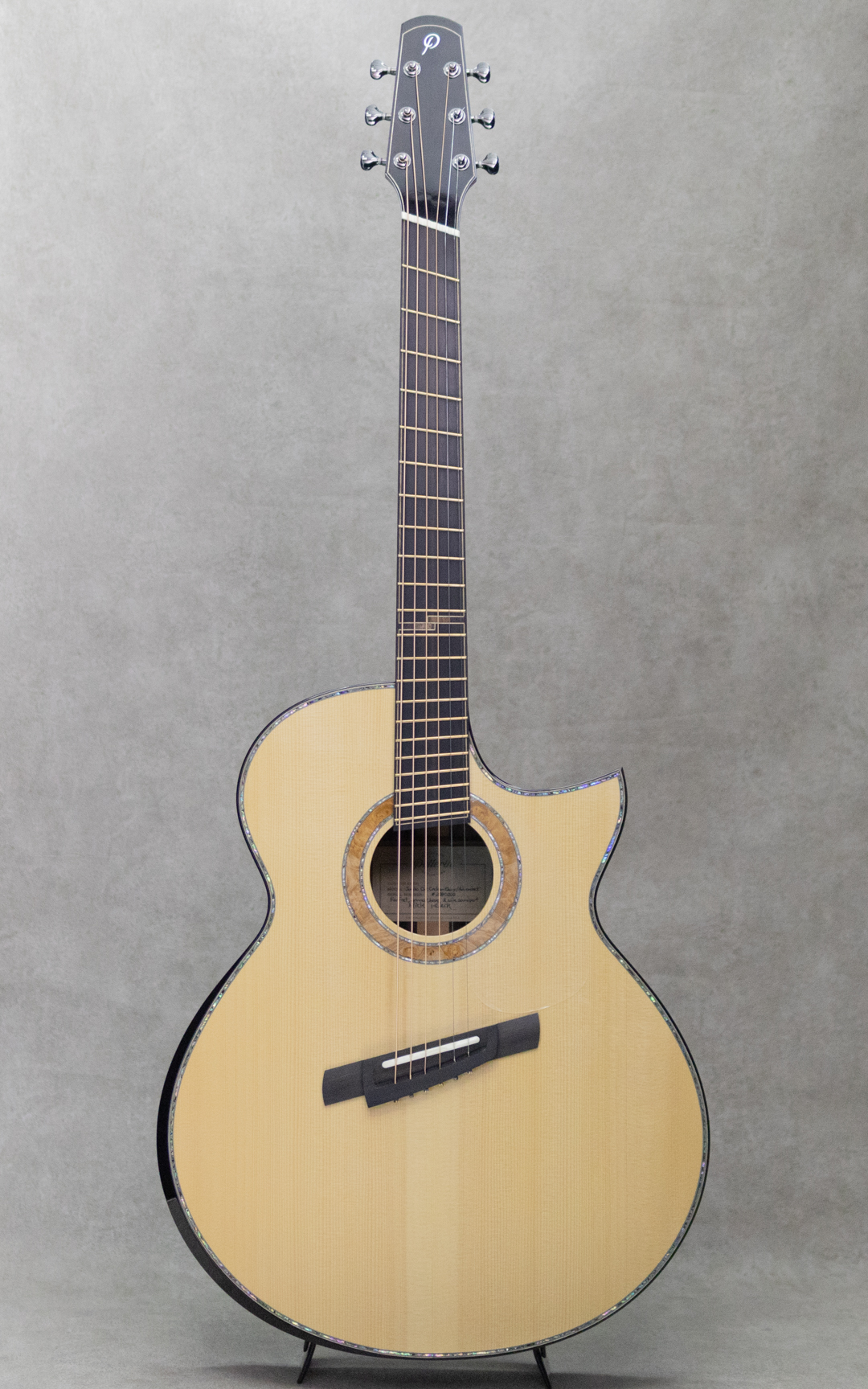 Pellerin Guitars Jumbo Cutaway Multiscale Adirondack Spruce / Figured Crelicam Ebony ペレリンギターズ サブ画像1