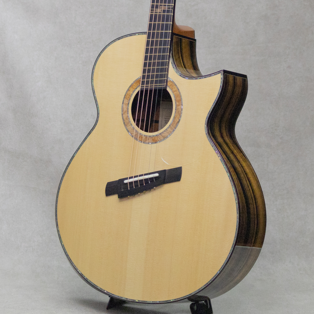 Pellerin Guitars Jumbo Cutaway Multiscale Adirondack Spruce / Figured Crelicam Ebony ペレリンギターズ サブ画像4