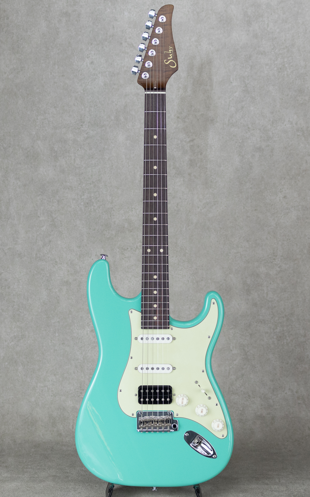Suhr Classic S Antique Roasted Flame Maplew/Rosewood Fingerboard SSH Seafoam Green サー サブ画像1