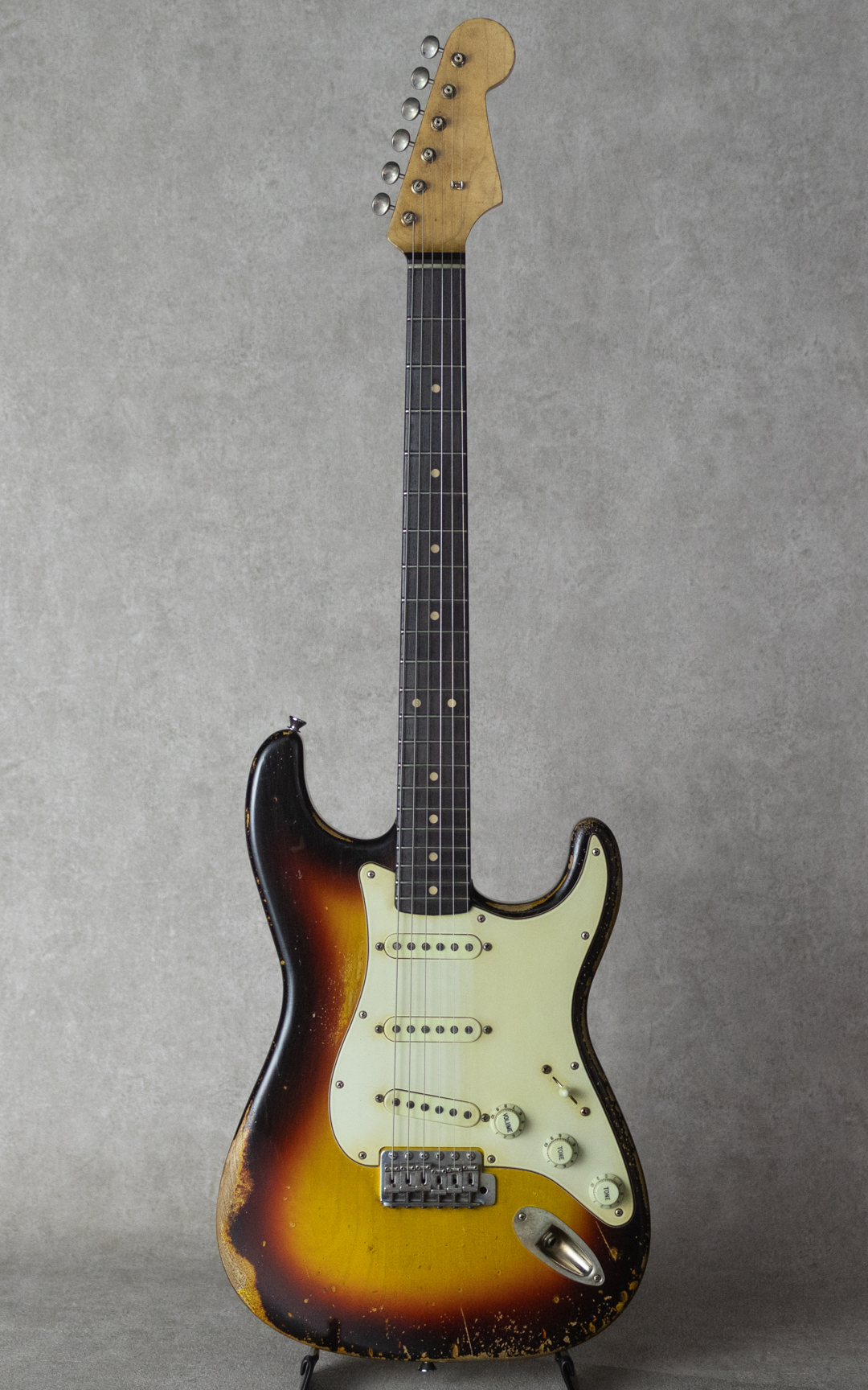 Nacho Guitars Early 60s Contour Body #44010 Heavy Aging Sunburst Medium C Neck ナチョ・ギターズ サブ画像1